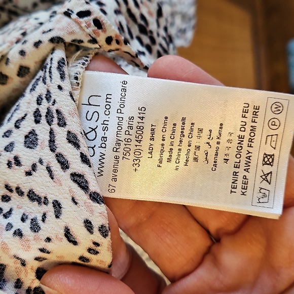 ba&sh Ruffle Neck And Sleeve Blouse. Small. Excellent Cond. - Picture 5 of 6